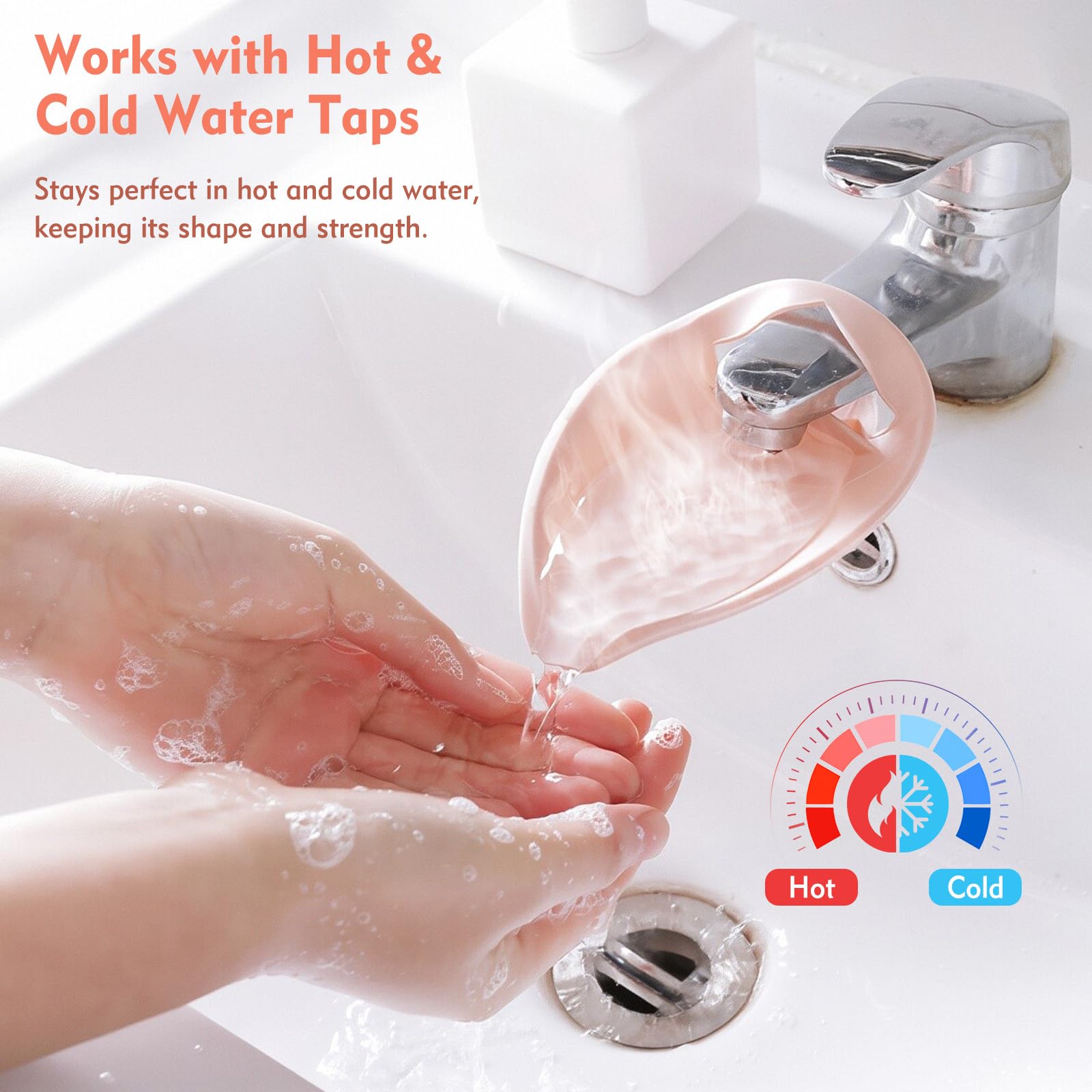 FOVKO tool-free installation on standard faucets for quick setup