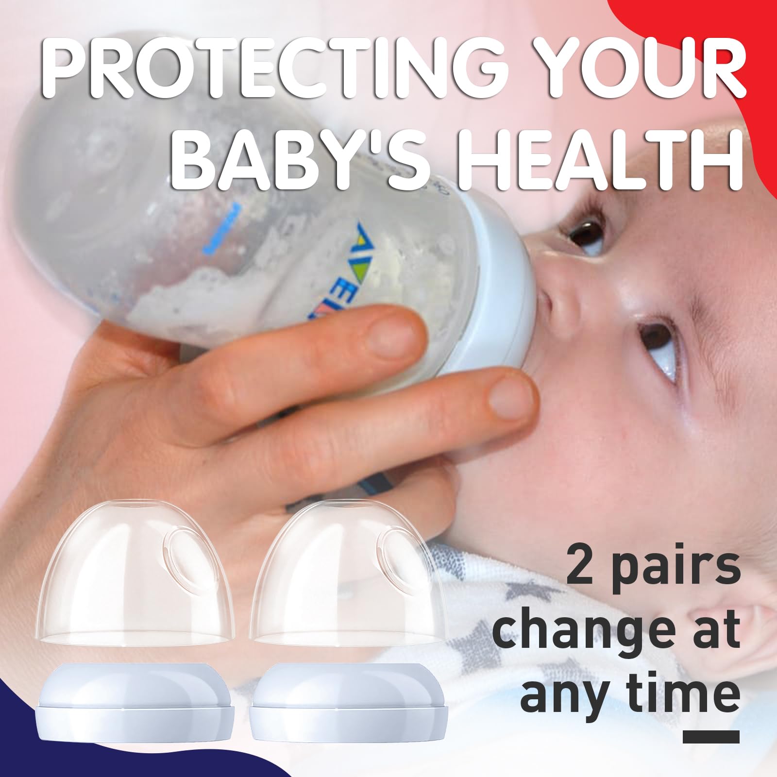Foycow Philips Avent Natural fit ring demonstrating perfect compatibility and hygienic seal.