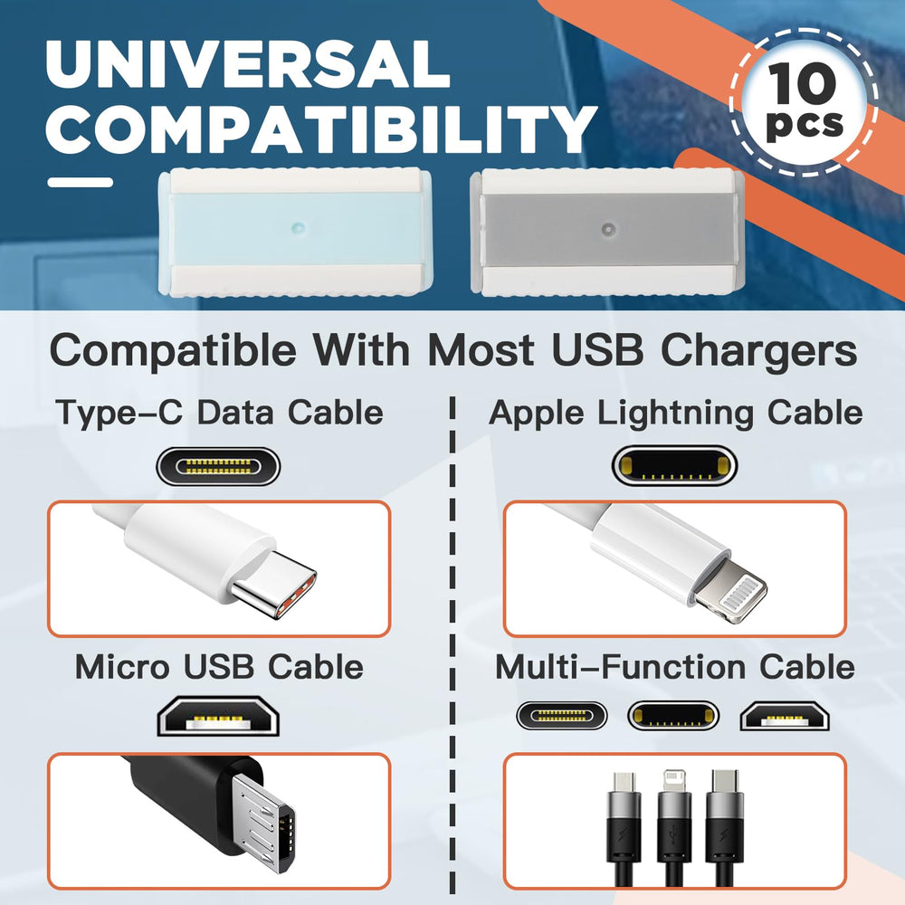 Foycow charger cover close-up highlights durable ABS+PP material for long-lasting protection.