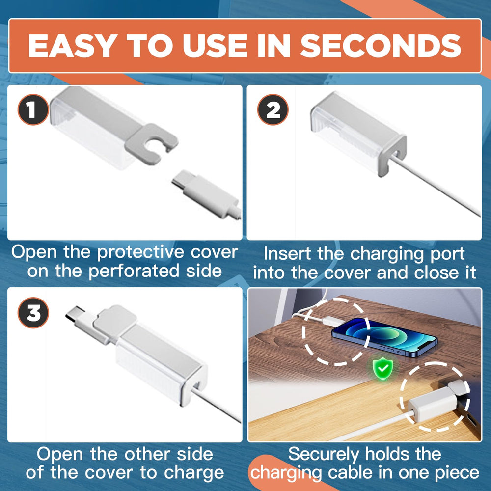 Foycow 10-pack shown providing comprehensive protection for multiple cords around the home.