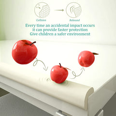 Fozobaiy beige coffee table edge protector cushions play area near seating.