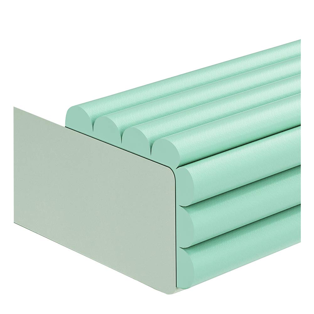 Fozobaiy edge guard on kitchen unit corner demonstrates versatile protection.
