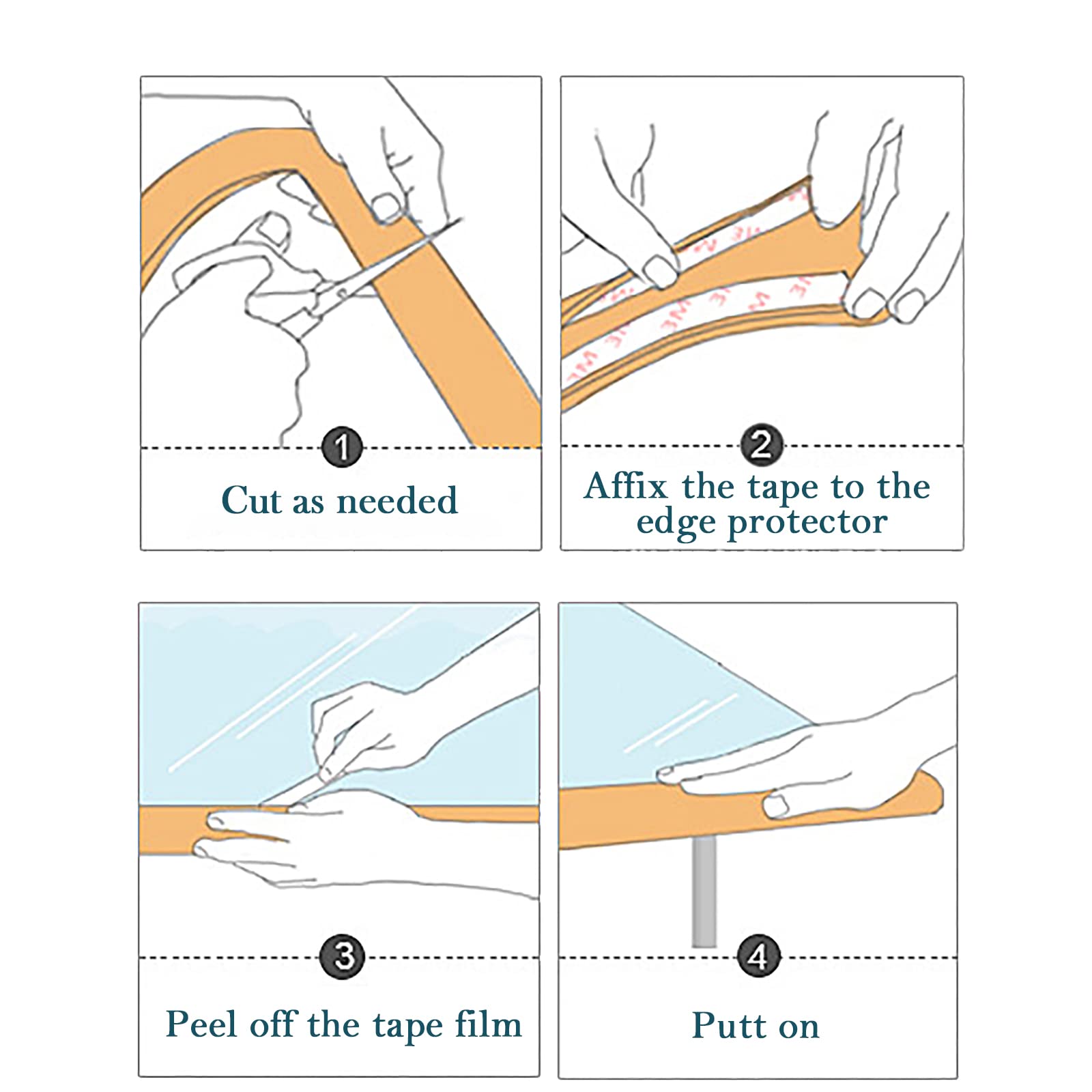 Fozobaiy bite-resistant foam protection around a corner