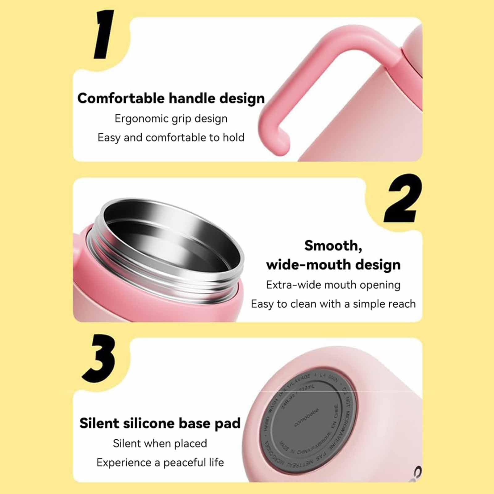 FRAGRANTGARDEN double-wall insulated stainless steel keeps beverages at temp.