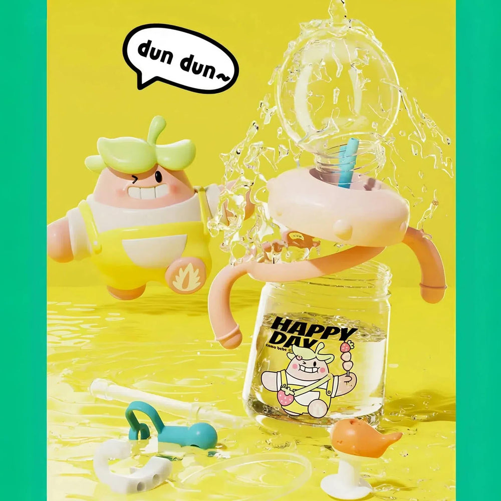 FRAGRANTGARDEN whale-cup-water-bottle bright colors engage kids in hydration.