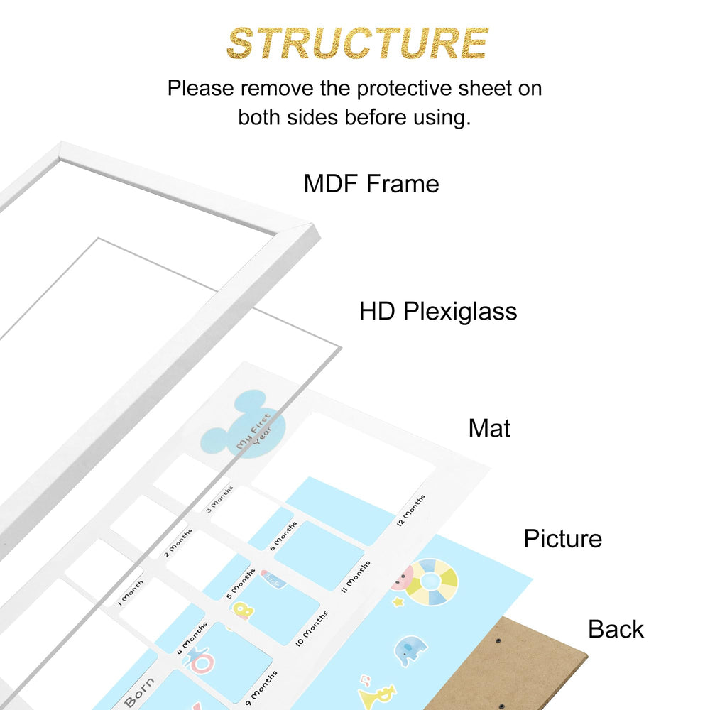 FramePro two 4x6 slots highlight key portraits from newborn onward