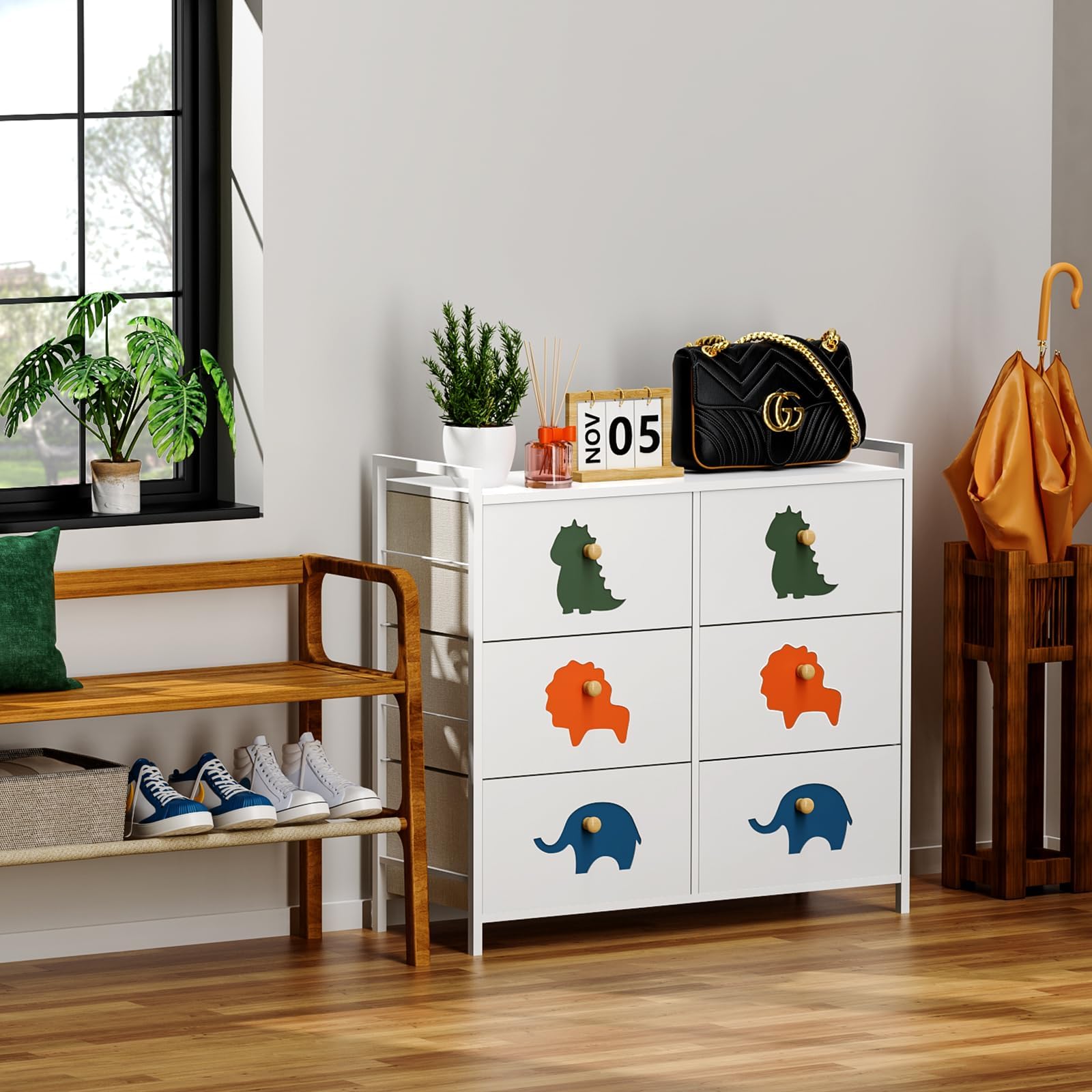 FRAPOW Kids Dresser organized-space for small apartments.