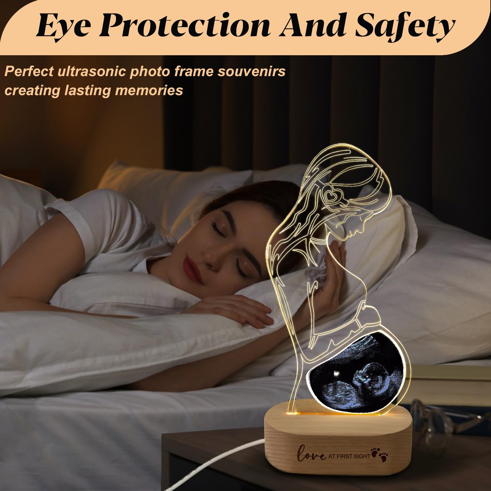Frddiud ultrasound frame makes a thoughtful baby shower gift for expecting parents.
