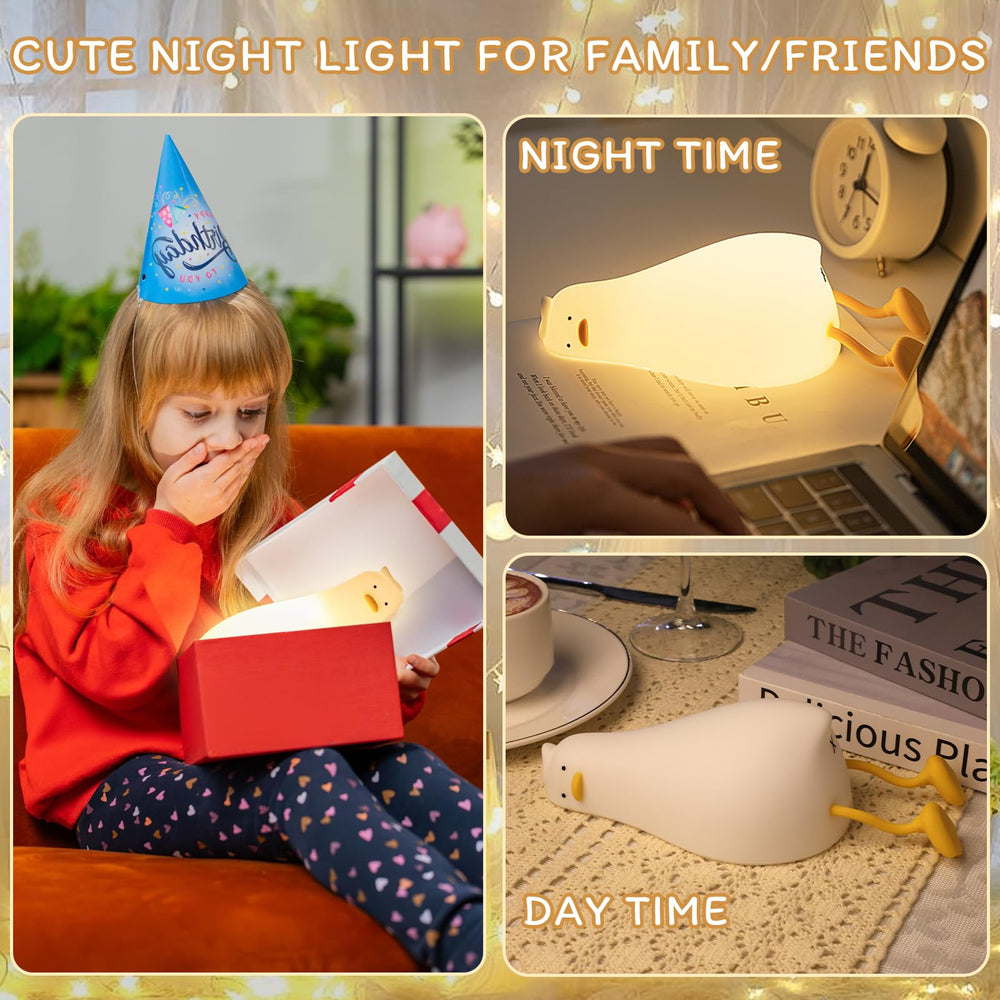 FRDEV Ducky light beside parent during breastfeeding creates soft, focused light