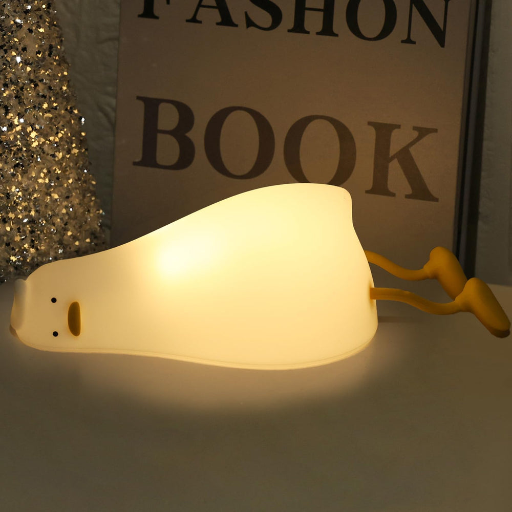 FRDEV Ducky Lay Light on crib for gentle nighttime feeding glow