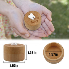 Free-space Tooth Fairy Box shows engraved TOOTH BOX text for clear labeling.