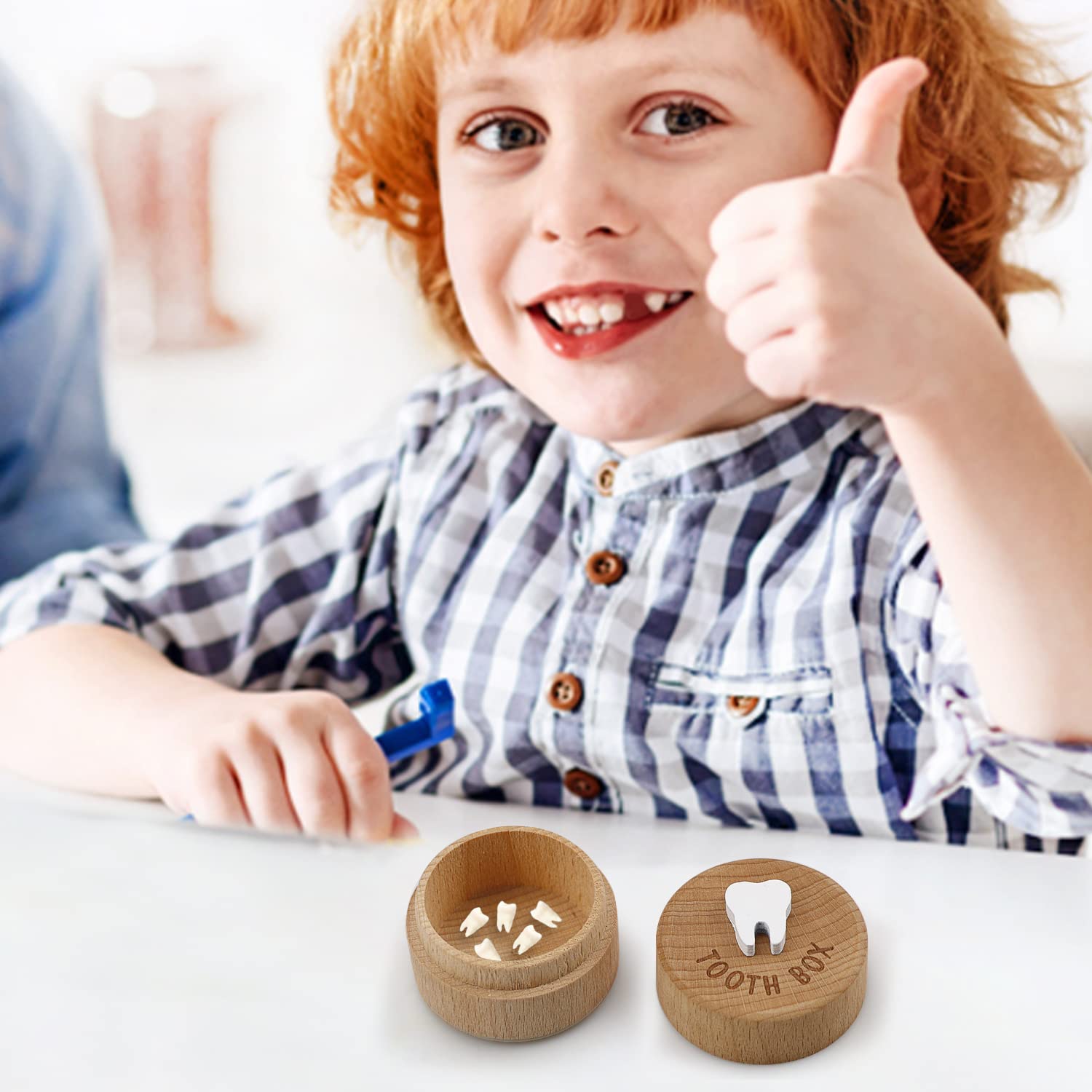 Free-space Tooth Fairy Box uses durable,odorless wood for lasting keepsakes.