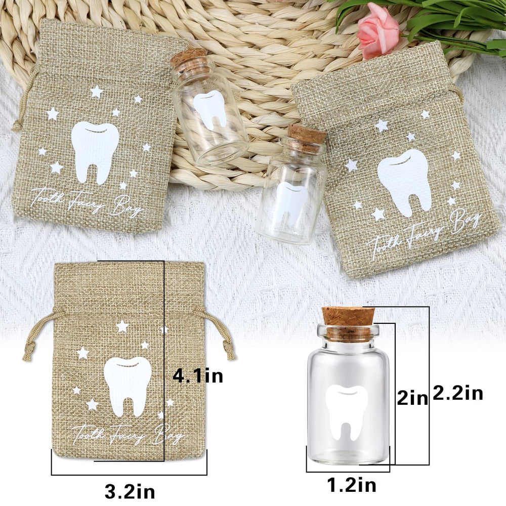 Free-Space tooth fairy drawstring bag — easy-close design for secure tooth storage.