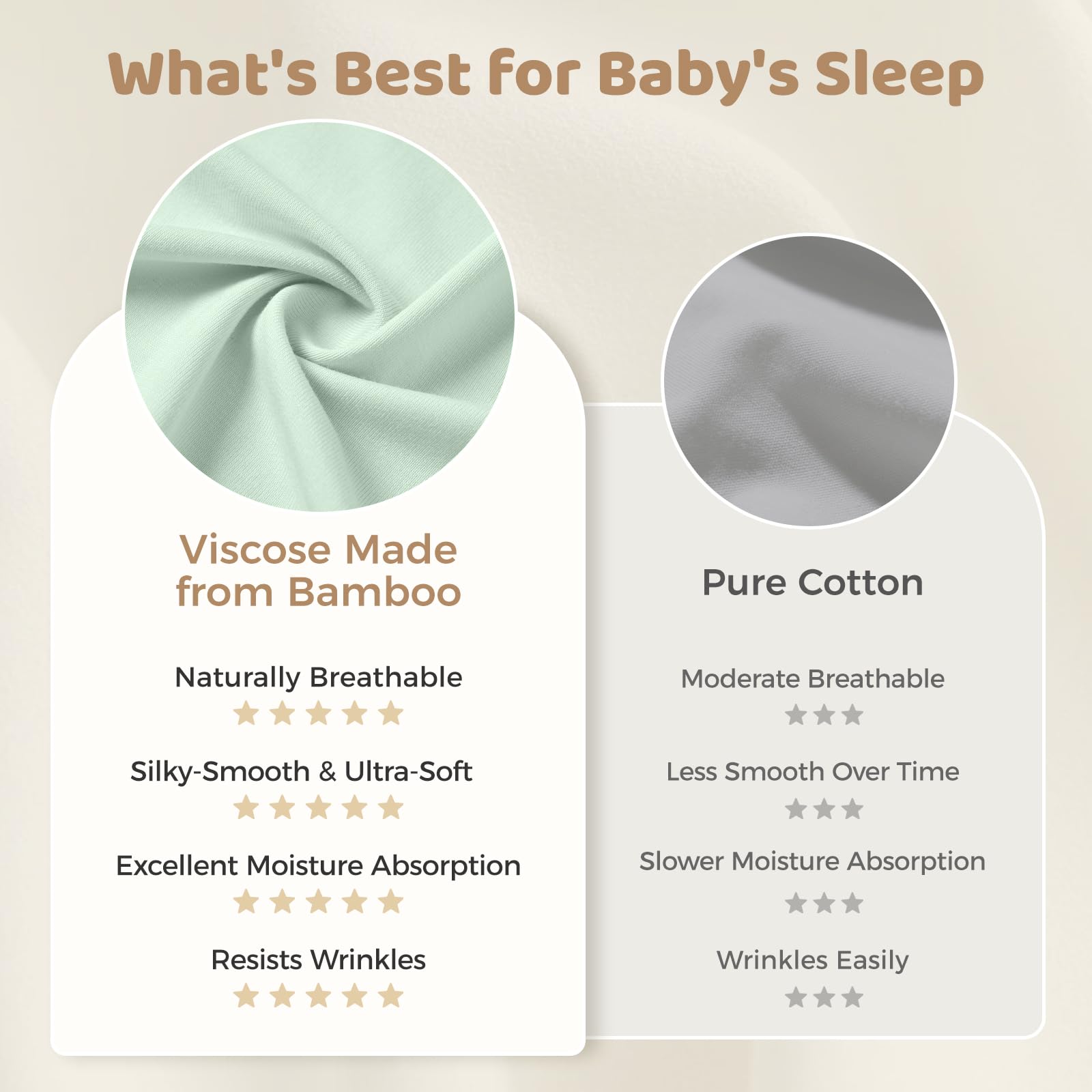 Freejoy Supersoft sleepsack wide hem supports natural hip movement.