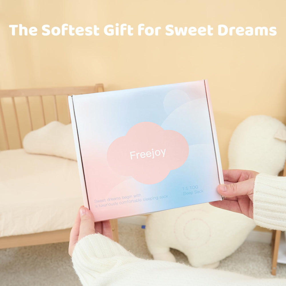 Freejoy Supersoft sleepsack sleeveless design enhances airflow throughout sleep.