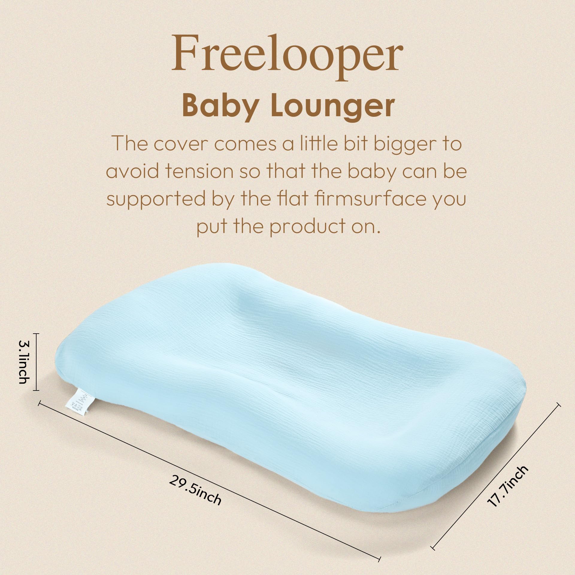 Freelooper Baby Lounger gift-ready packaging suggested as newborn gift.