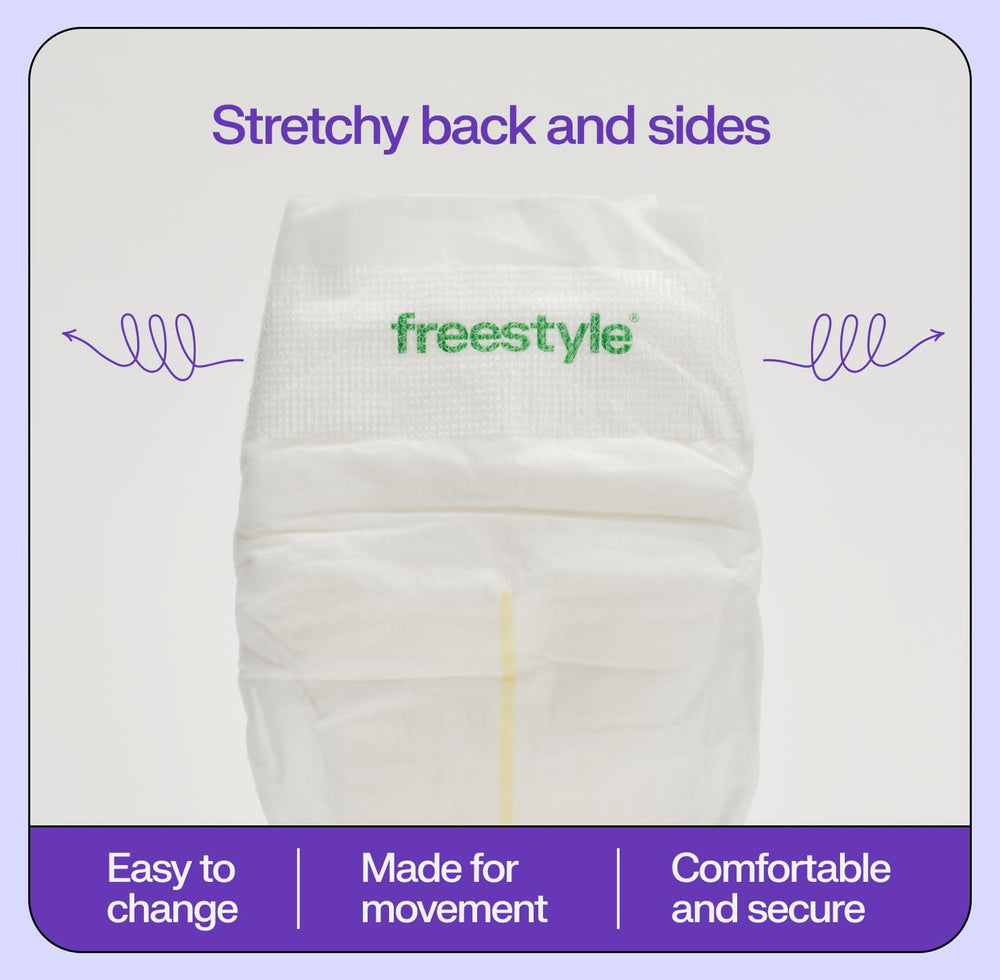 Freestyle BambooTek diapers size-2 192-count pack ready for stocking and travel.