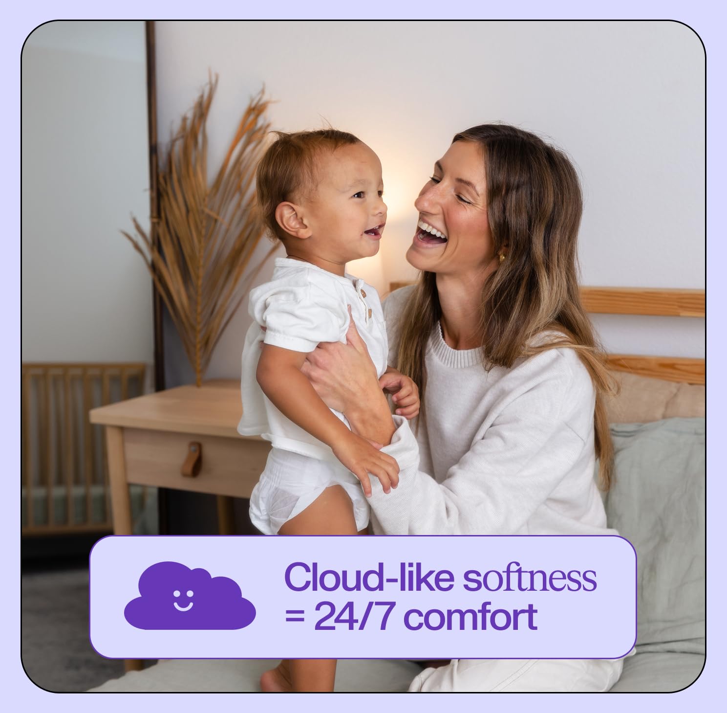Freestyle BambooTek diapers size 4 fit for 22-37 lb babies.