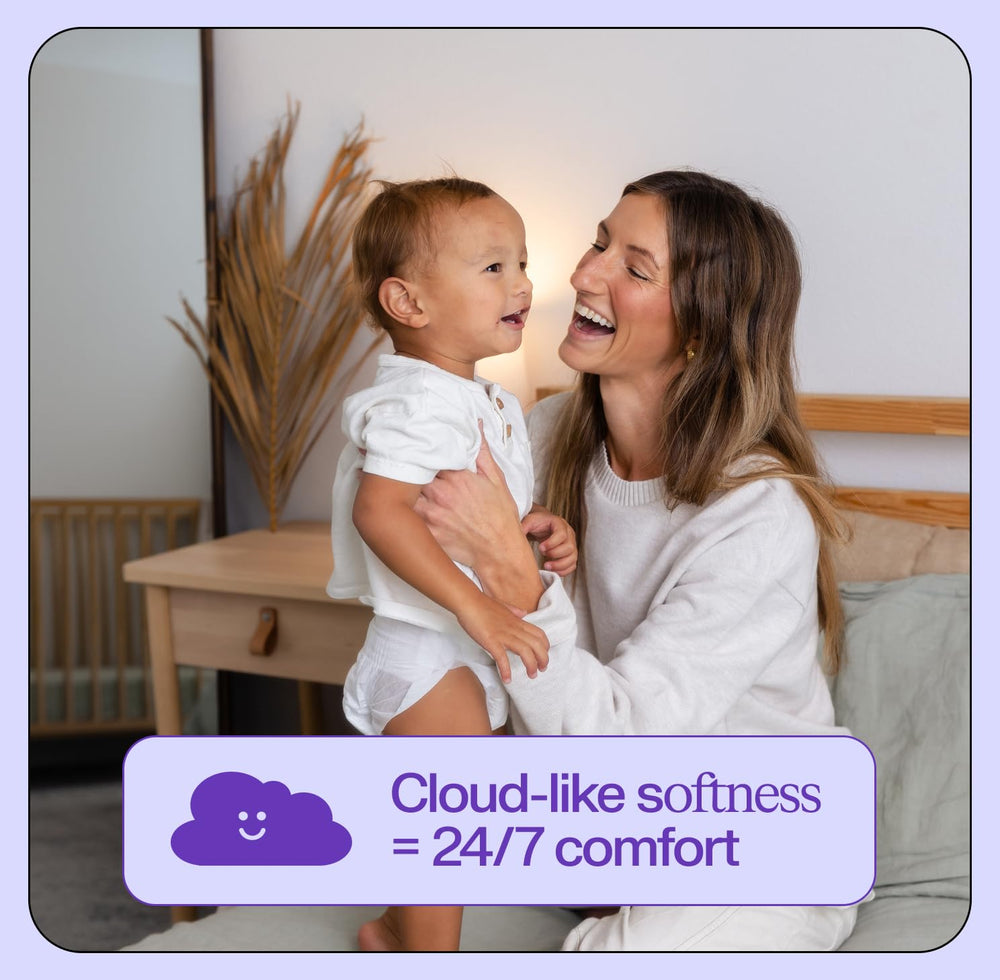 Freestyle BambooTek diapers size 4 fit for 22-37 lb babies.