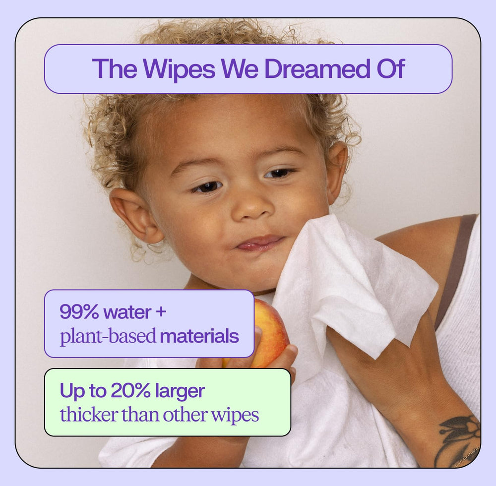 Freestyle Soft Jumbo Baby Wipes chamomile oil-infused for calming everyday use
