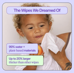 Freestyle Soft Jumbo Baby Wipes chamomile oil-infused for calming everyday use
