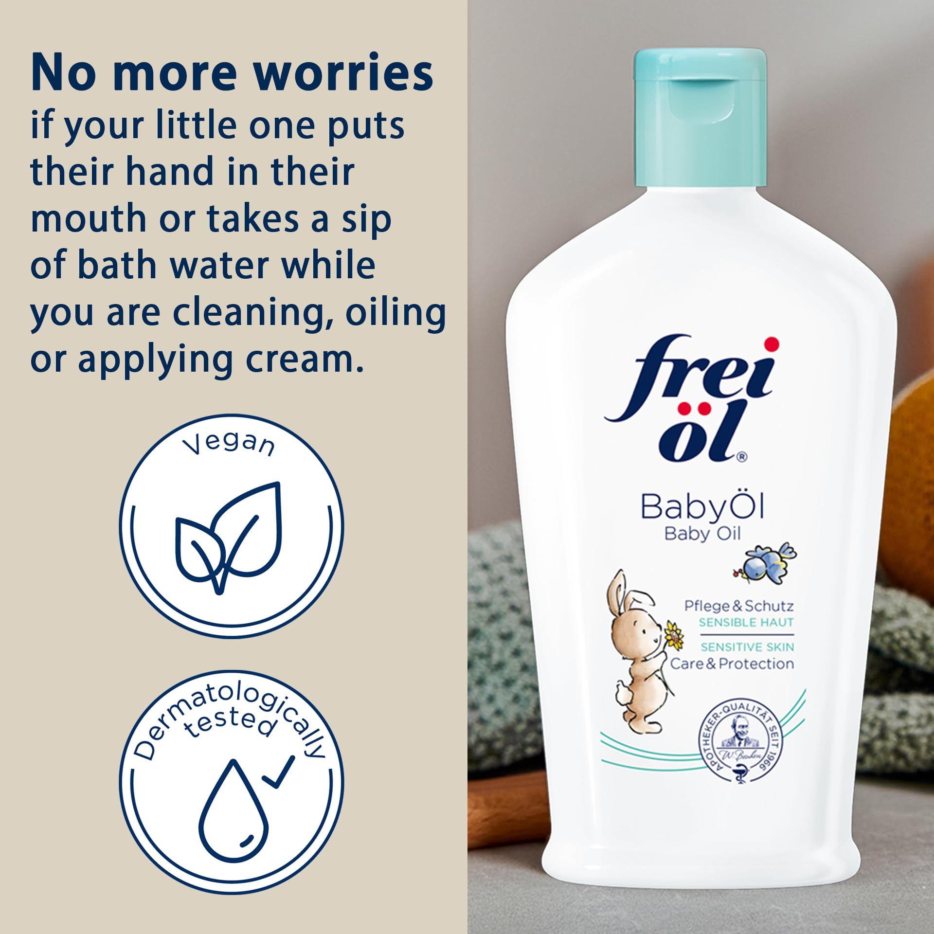 frei öl Baby Oil diaper-area image shows gentle care during diaper changes.