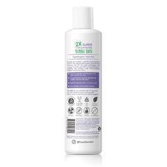 Fresh Monster bubble bath running water stream shows easy 1-2 squeezes for big bubbles.