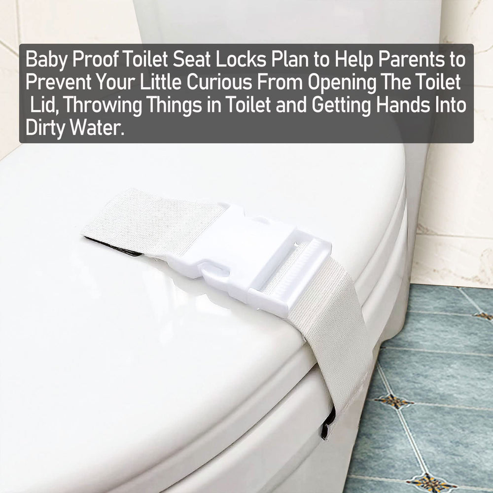 FresherAcc toilet lock clip-lock securing the lid for curious toddlers.