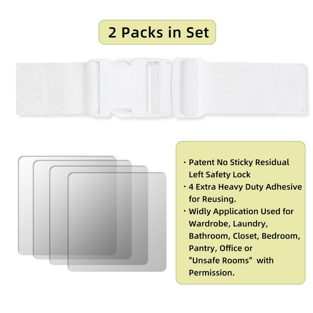 FresherAcc white door lock latch installed on frame blends with decor