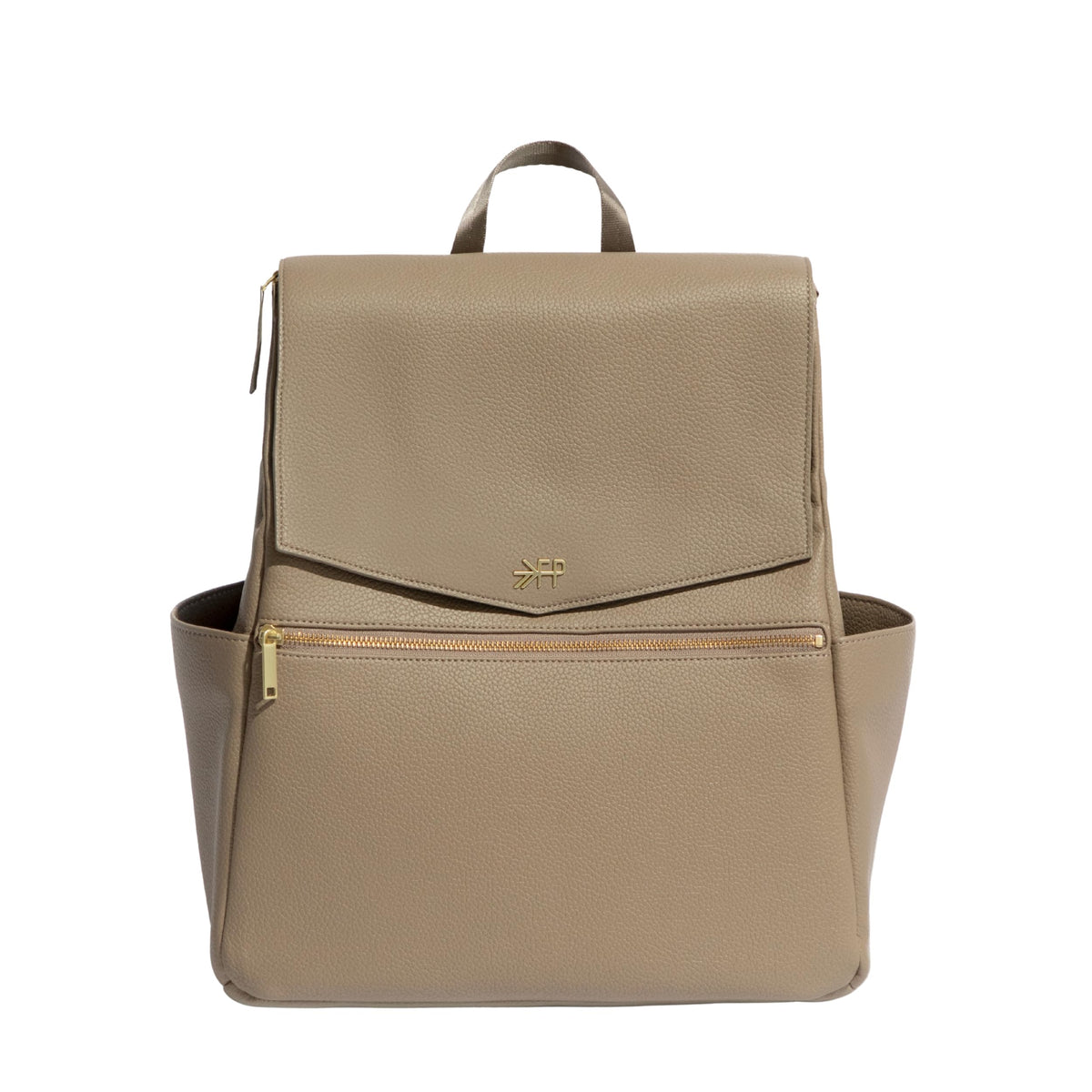 Freshly Picked Classic II backpack front view, showcasing wipe-clean vegan leather for everyday use.