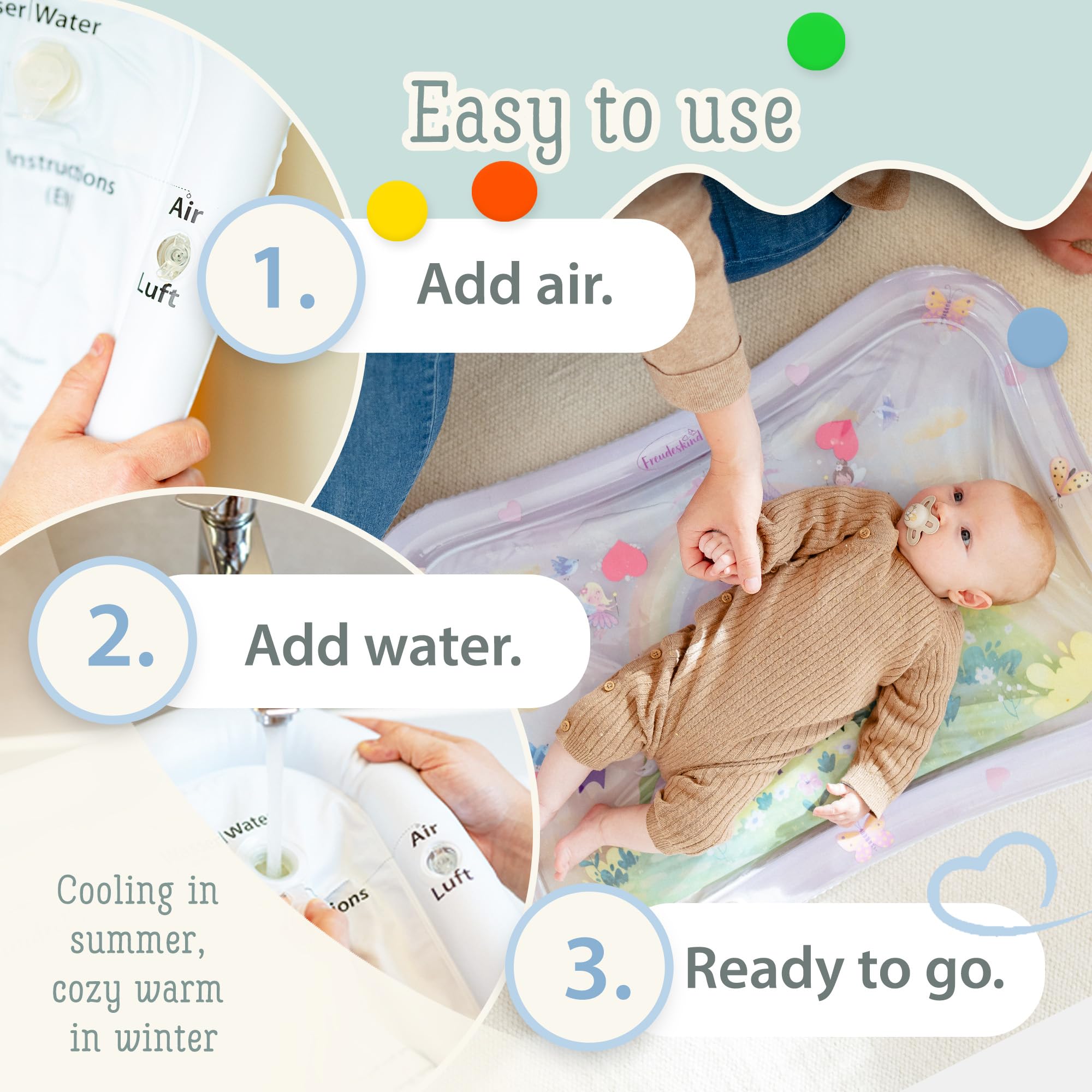 Freudeskind mat durability tested for long-lasting use and frequent play sessions.