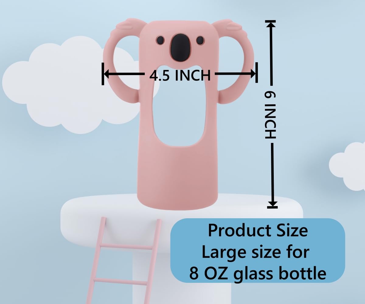 Frezonika koala sleeve compact silicone design reduces bottle bulk.