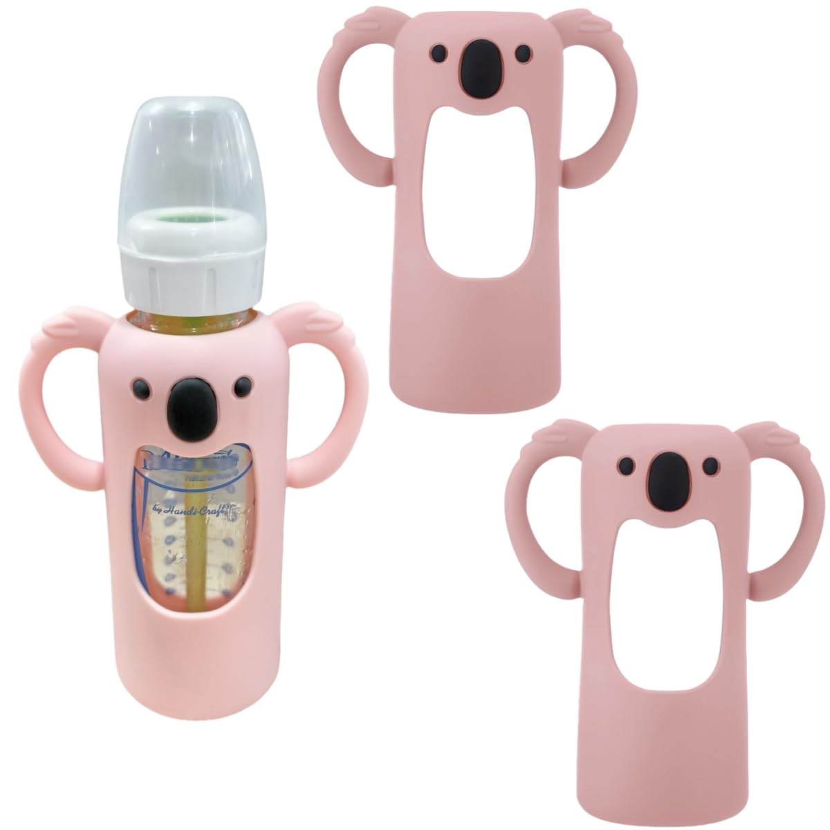 Frezonika koala-sleeve insulation on 8 oz bottle keeps milk warmer longer.