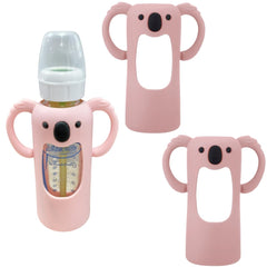 Frezonika koala-sleeve insulation on 8 oz bottle keeps milk warmer longer.