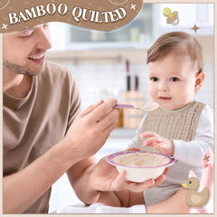 Frienda 6-layer design baby bibs highlighting absorption capability