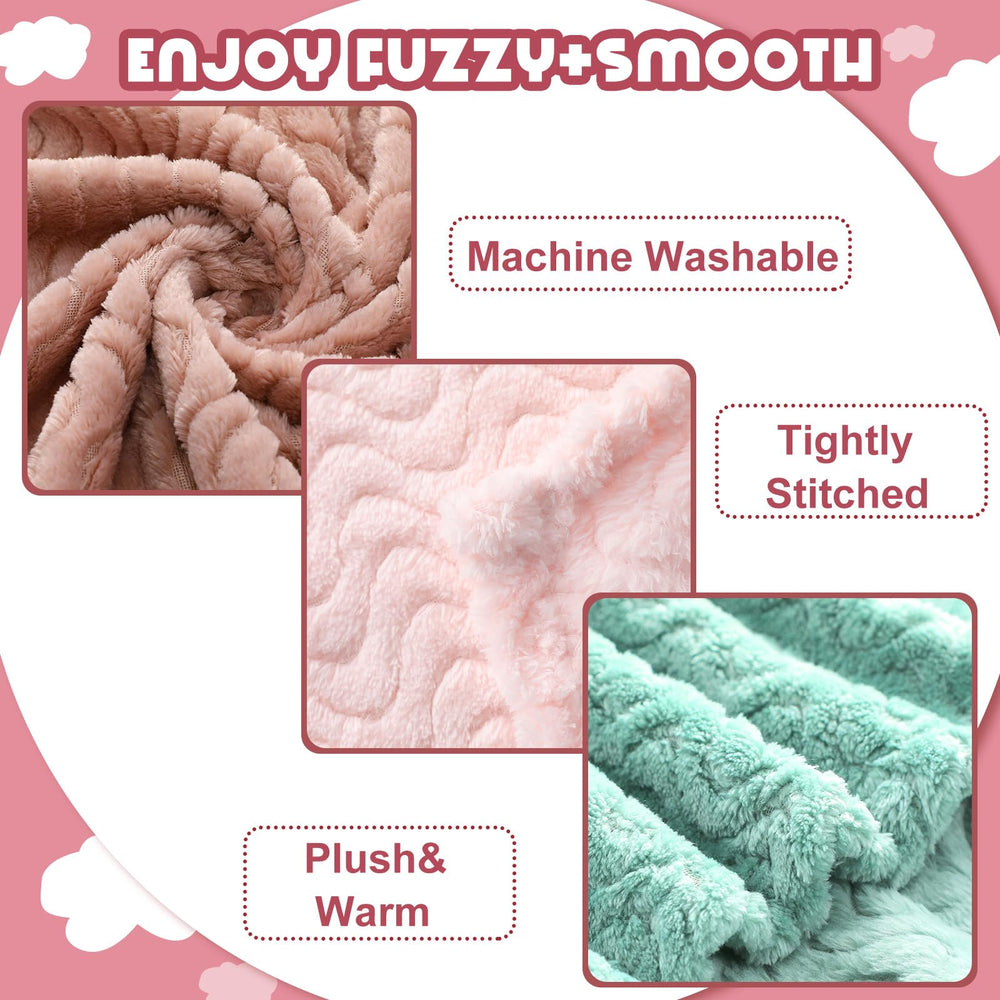 Frienda baby blanket in stroller demonstrates versatile travel warmth.