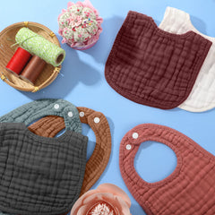 Frienda baby burp cloths soft cotton for delicate skin.