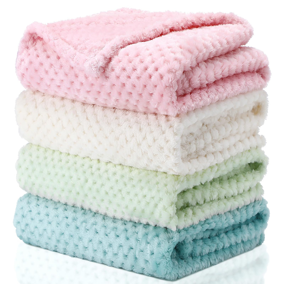Frienda baby fuzzy blanket wrap shows cozy warmth for infants on the go.