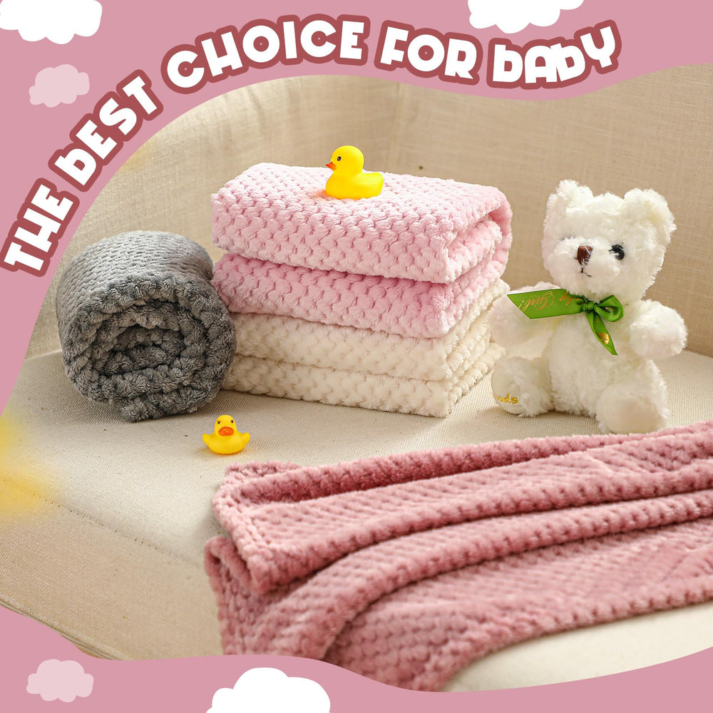 Frienda baby fuzzy blanket color-varieties displays bright, cheerful options.