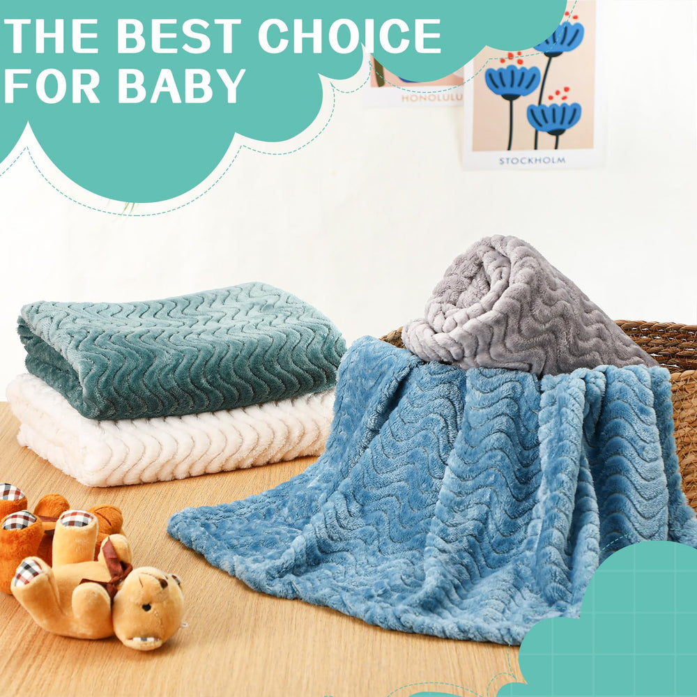 Frienda fuzzy blanket folded neatly for compact storage.