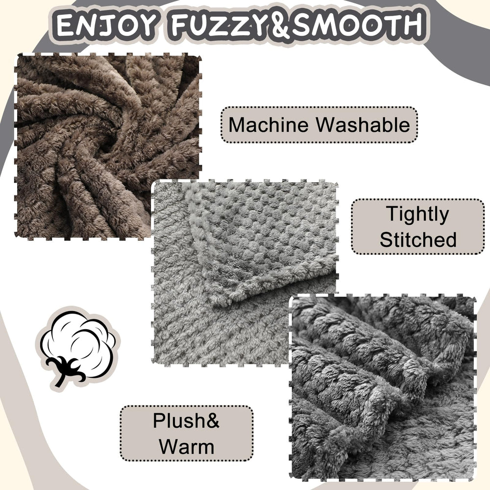 Frienda baby fuzzy blanket grey 32x24 in crib as a cozy cover