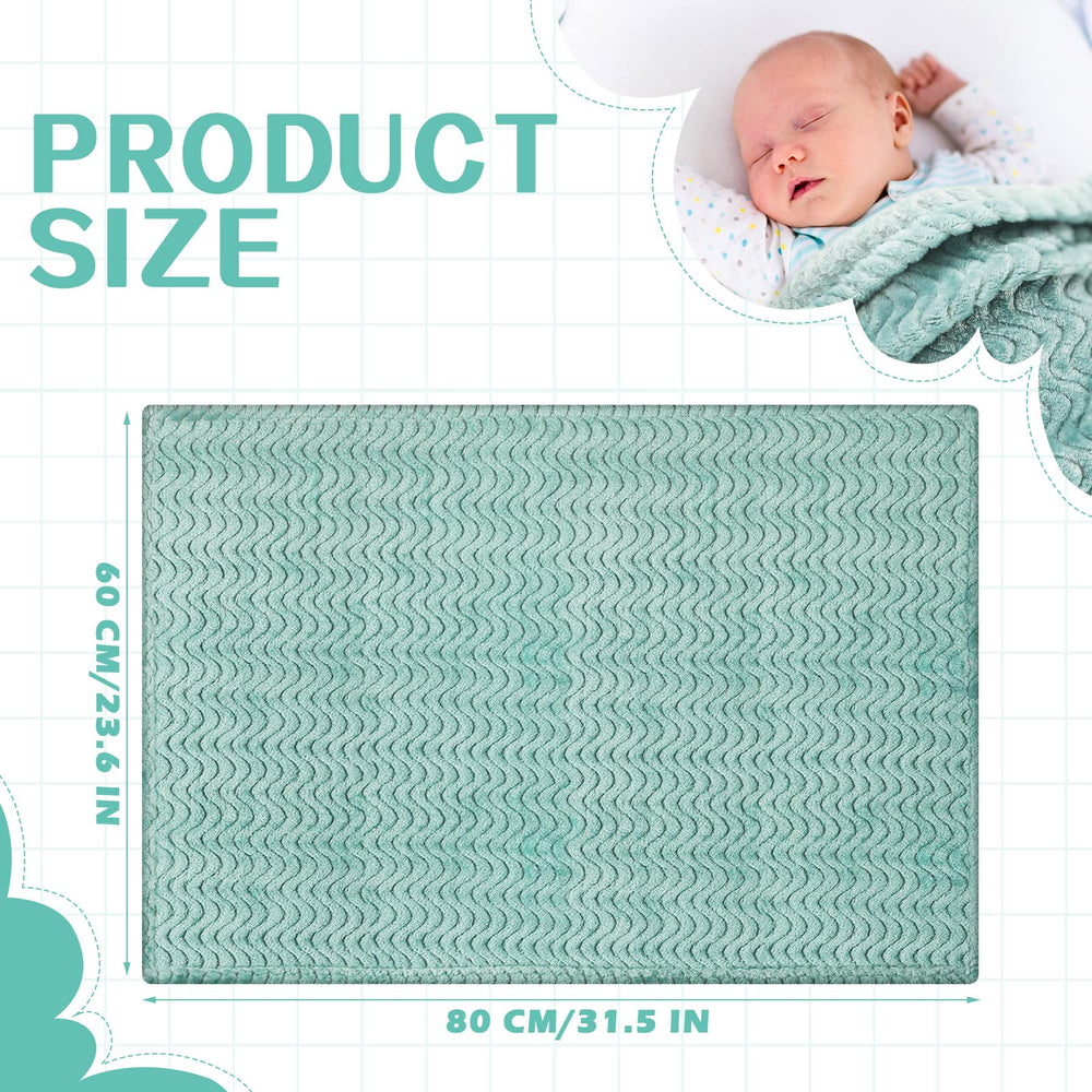 Frienda baby fuzzy blanket closeup highlights ultra-soft texture for sensitive skin.