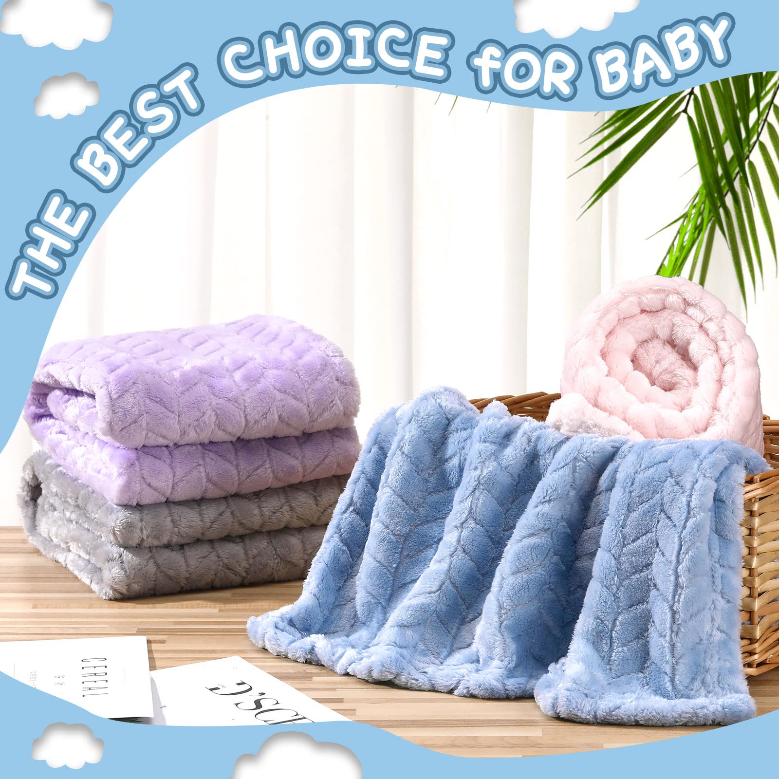 Frienda baby fuzzy blanket stroller trips warm companion during on-the-go outings and naps.