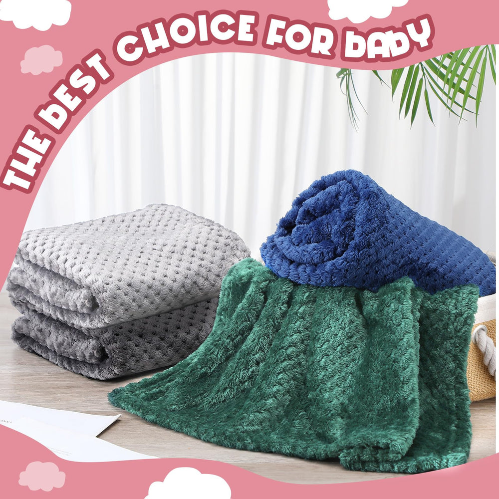 Frienda baby fuzzy blanket washable material underlines easy care for busy parents.