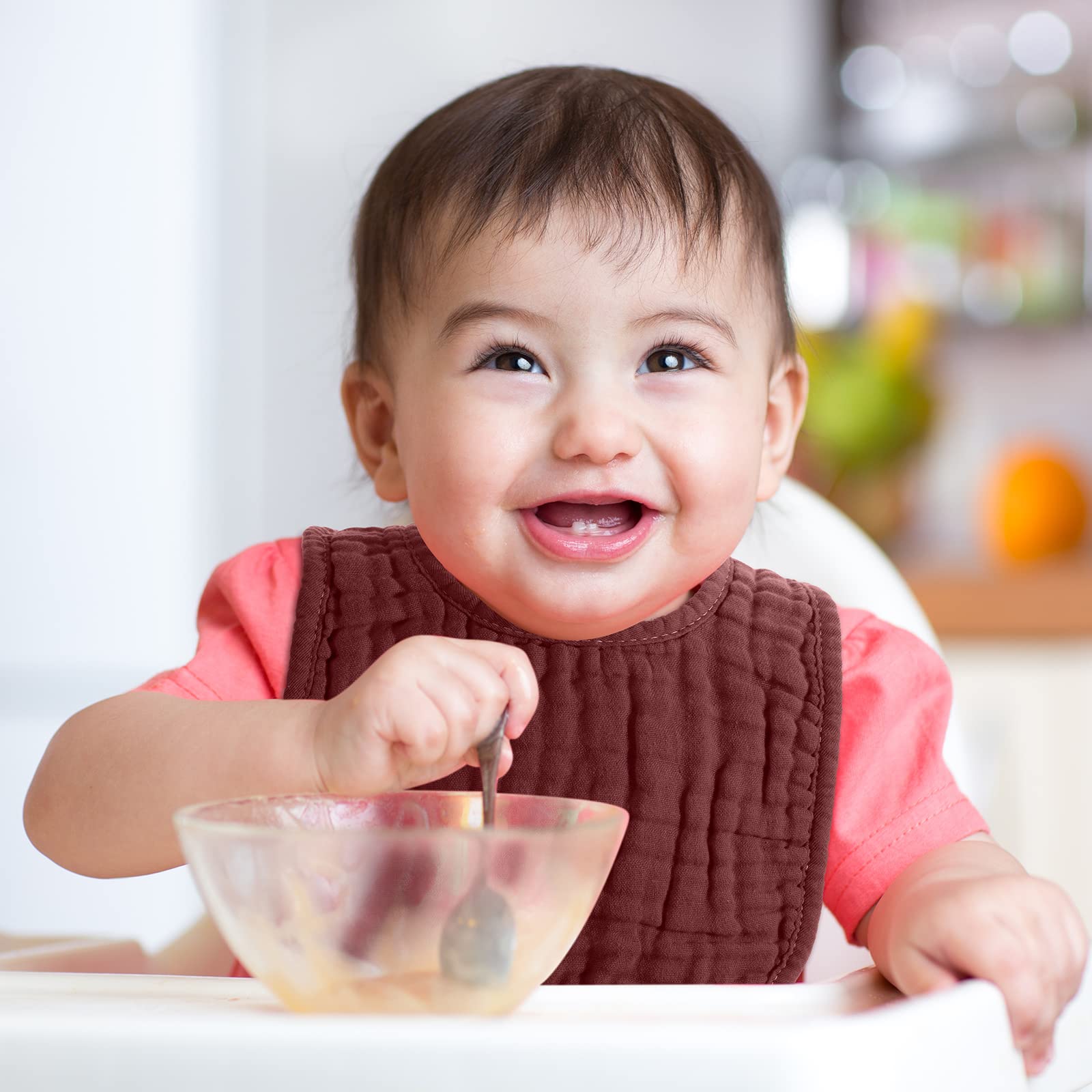 Frienda gift-ready bib set ideal for baby showers.