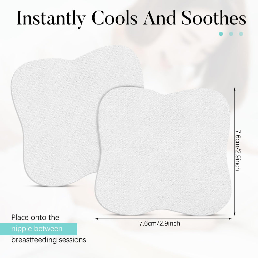 Frienda hydrogel nursing pads inside bra offer irritation relief while nursing