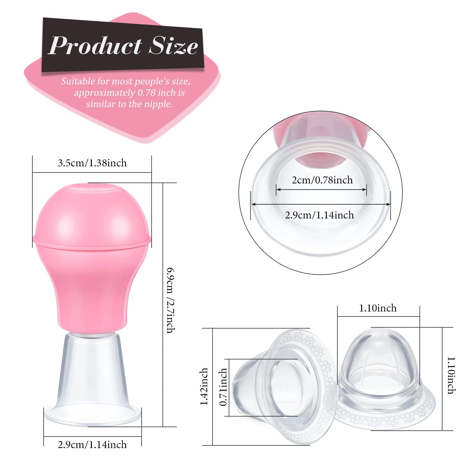 Frienda nipple corrector silicone closeup shows safe, skin-friendly design.