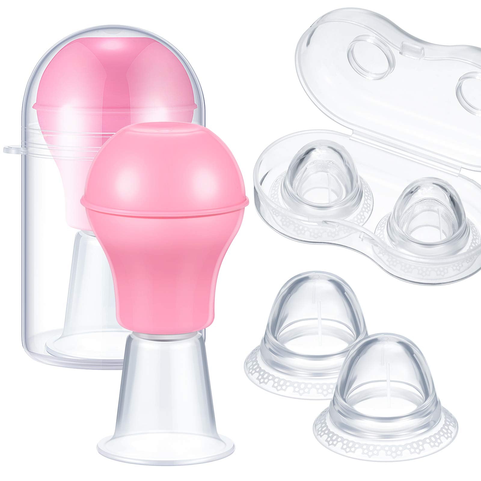 Frienda nipple sucker pink pack ready for quick breastfeeding support.