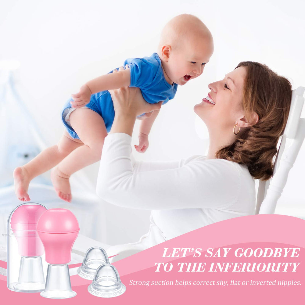 Frienda pink nipple suction cups in detailed view feature gentle silicone construction.