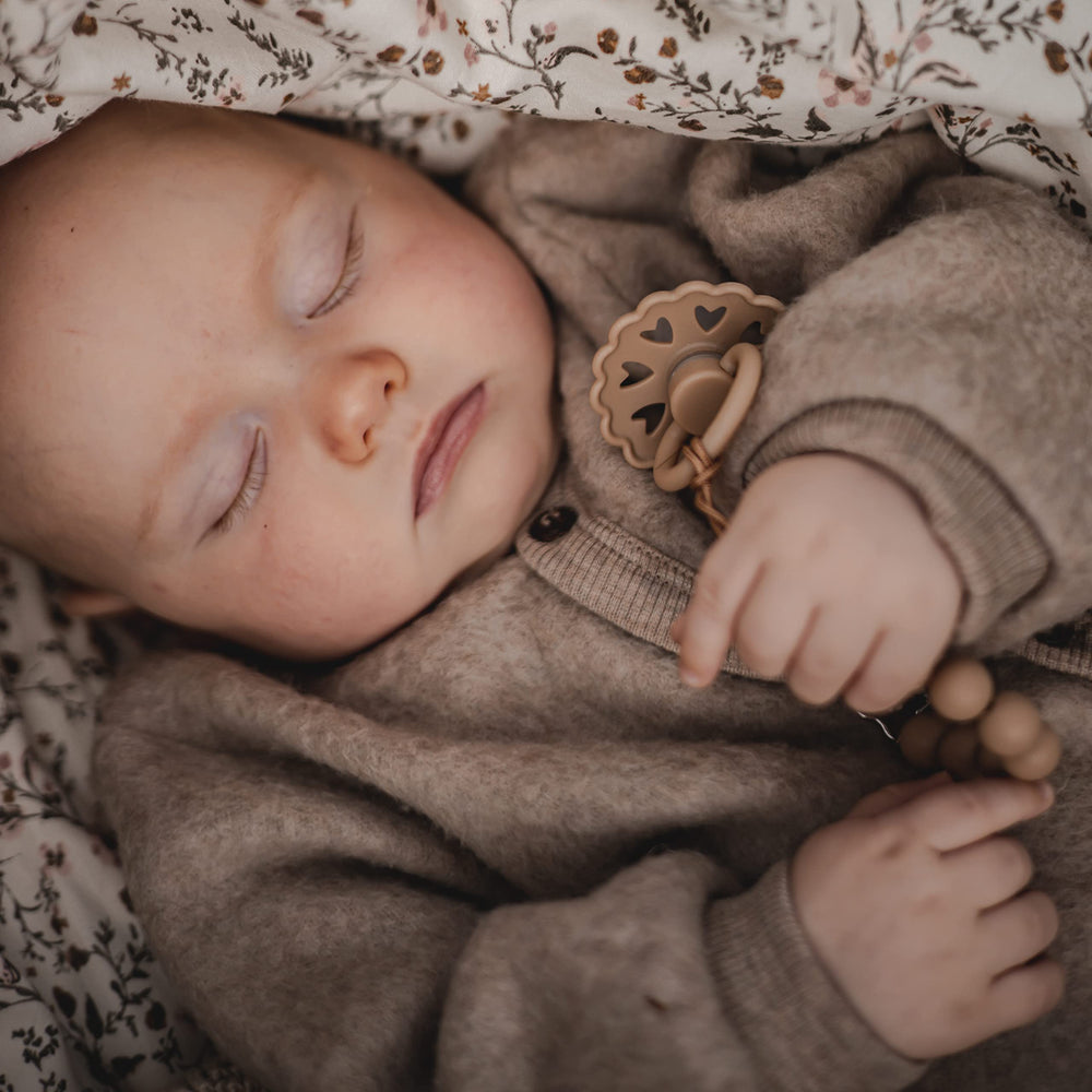 Frigg Andersen Fairytale pacifier in soft color collection for nursery harmony